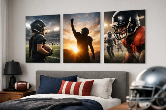 Football Posters for Boys Room That Build Belief