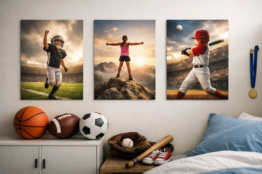 Motivational Sports Posters for Kids That Stick